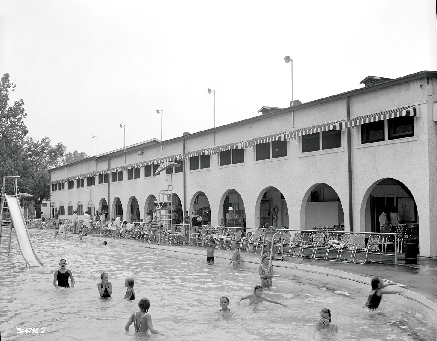 The pool at Rivi in August, 1961.