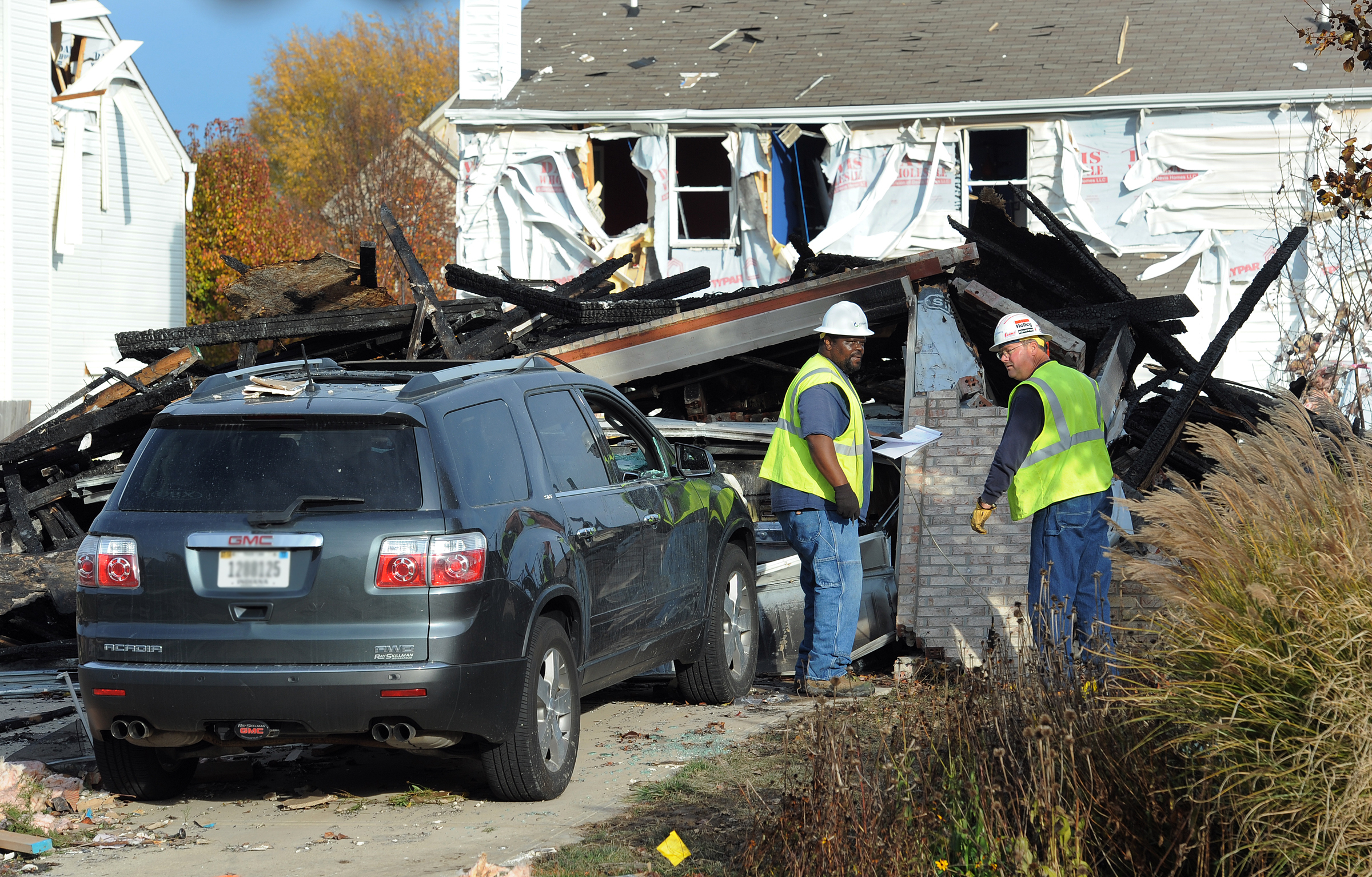 crews investigate damage done at Richmond Hill